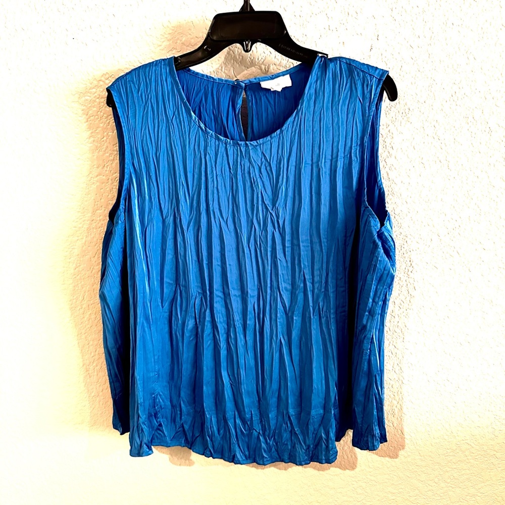 Gorgeous j Jill blue top